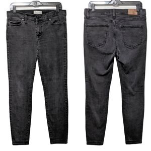 MADEWELL Skinny Skinny Black Gray Jeans 32